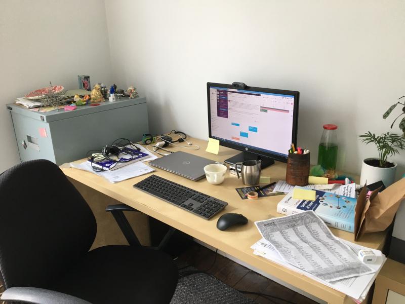 Miranda's desk