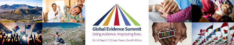 Global Evidence Summit banner