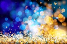 Defocused sparkles for a celebration