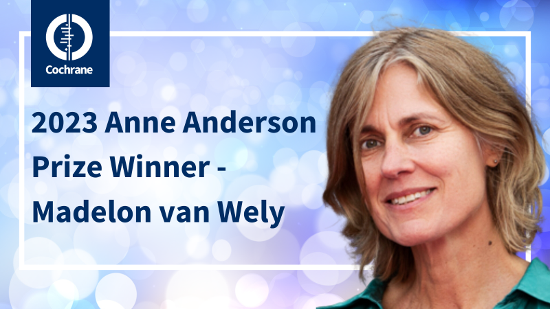 Anne Anderson Prize Winner - Madelon van Wely