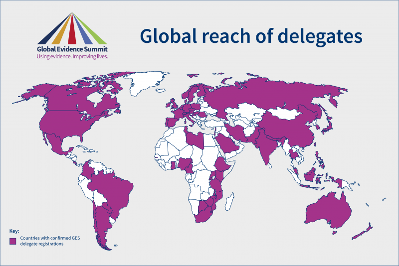 Global reach of GES delegates