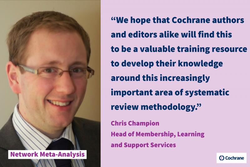 Quote from Chris Champion; Head of Membership, Learning and Support services