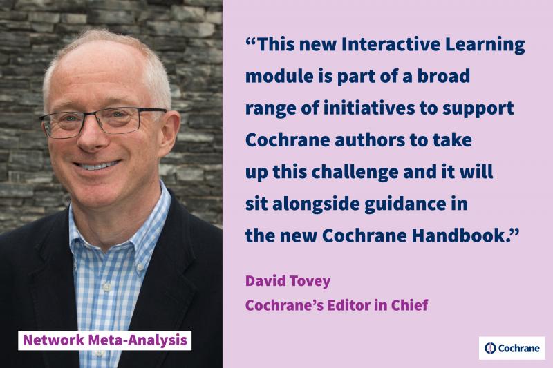 Quote from David Tovey; Cochrane’s Editor in Chief 