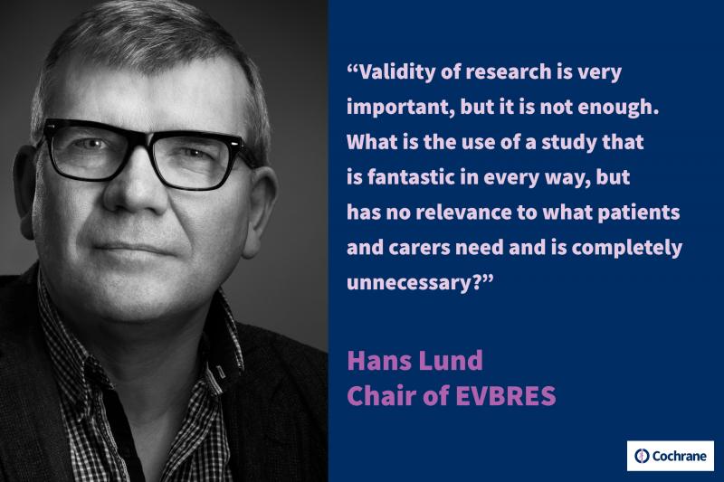 Hans Lund, Chair of EVBRES