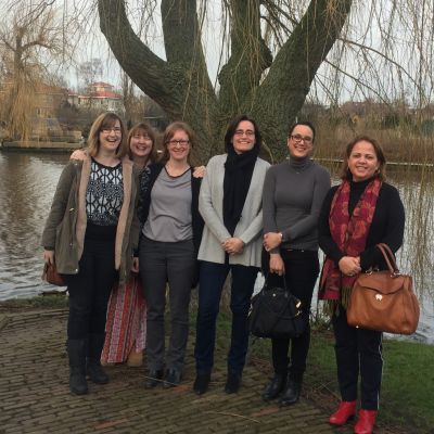 Targeted Update team (L to R): Nuala Livingstone, Rachel Churchill, Hanna Bergman, Charlotte Pestridge, Giulia Boselli, Karla Soares-Weiser. (Not pictured: Rachel Marshall).