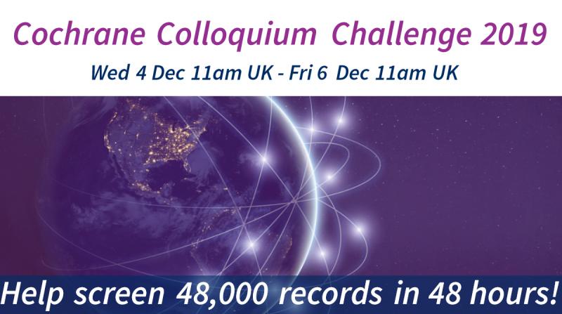 Cochrane Colloquium Challenge 2019