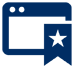 A stylized folder icon